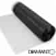Siatka zgrzewana PCV, oczko 12,7x12,7 mm, drut 1,0 mm, 25 m x 1 m CZARNA (RAL9005) DIAMANTO