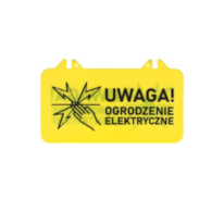 Tabliczka ostrzegawcza do pastucha elektrycznego