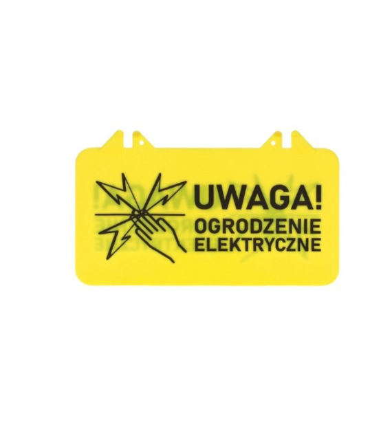 Tabliczka ostrzegawcza do pastucha elektrycznego