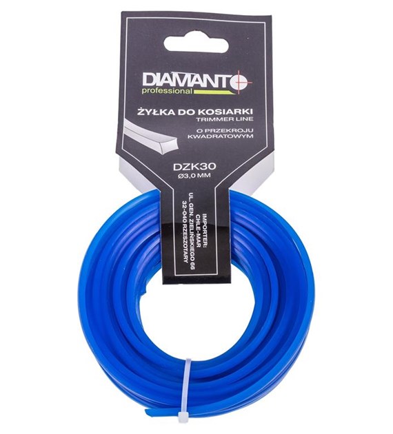 Żyłka do kosiarki kwadrat 3,0mm 15m DIAMANTO