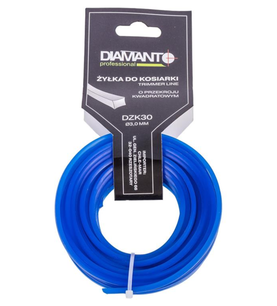 Żyłka do kosiarki kwadrat 3,0mm 15m DIAMANTO