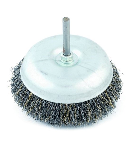 Szczotka /KRAJ/ doczołowa z trzpieniem  80mm