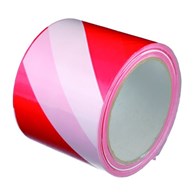 Taśma ostrzegawcza 200m biało-czerwona