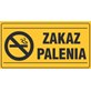Tablica informacyjna 12x22cm ZAKAZ PALENIA