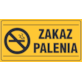 Tablica informacyjna 12x22cm ZAKAZ PALENIA