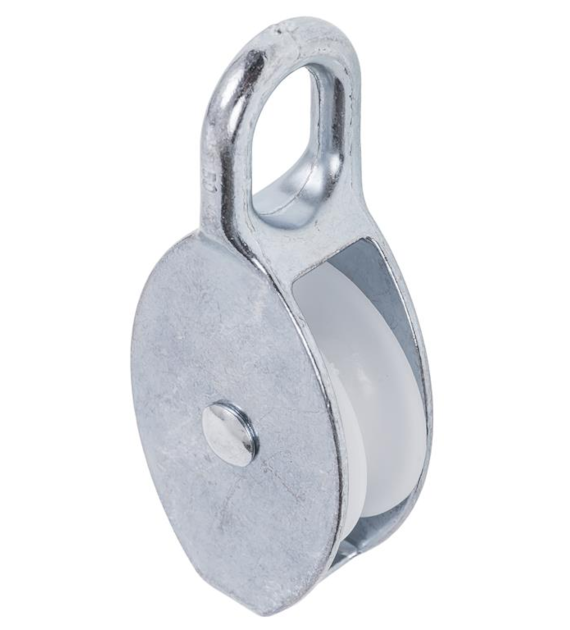 Bloczek pojedynczy z plastikową rolką 50 mm DIAMANTO