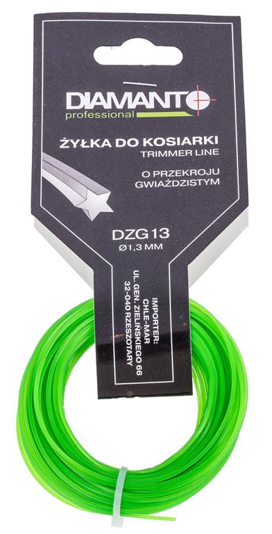 Żyłka do kosiarki gwiazda 1,3mm 15m DIAMANTO