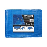 Plandeka niebieska 3 x 4m DIAMANTO