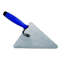 Kielnia trójkąt nierdzewna 180mm uchwyt gumowy