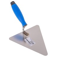 Kielnia trójkąt nierdzewna 180mm uchwyt gumowy