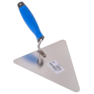 Kielnia trójkąt nierdzewna 200mm uchwyt gumowy