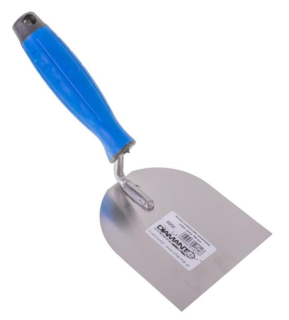 Kielnia sztukatorska nierdzewna uchyt gumowy 100mm