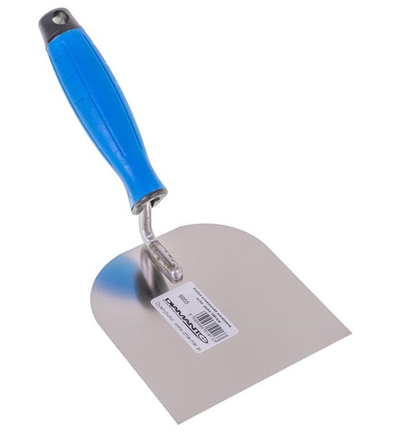 Kielnia sztukatorska nierdzewna uchyt gumowy 120mm