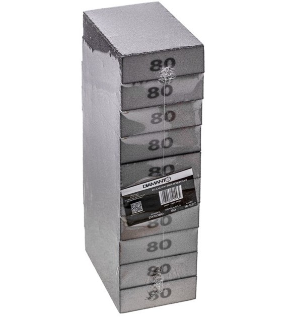 Klocek szlifierski 100 x 68 x 27 mm GR. 80 DIAMANTO