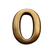 Cyfra na dom 20 cm MOSIĄDZ 0