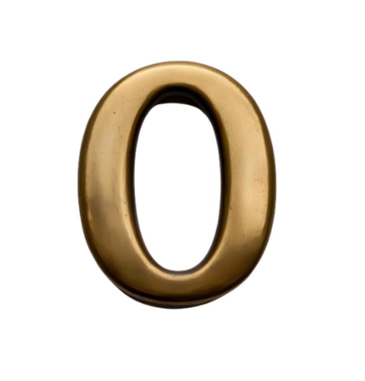 Cyfra na dom 20 cm MOSIĄDZ 0