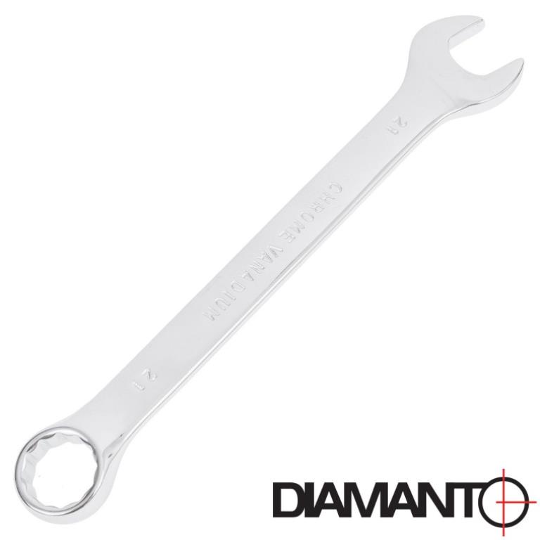 Klucz płasko - oczkowy CV 21 mm DIAMANTO
