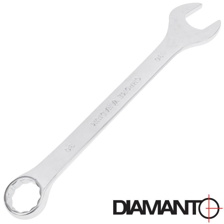Klucz płasko - oczkowy CV 30 mm DIAMANTO