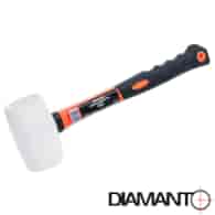 Młotek gumowy FG - biała guma 400g DIAMANTO (45x51x82mm)