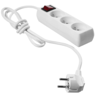 Przedłużacz elektryczny z wyłącznikiem 3G Z/U 3m (PS-370WS/3,0 ECO)