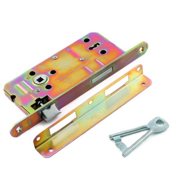 Zamek drzwiowy wpuszczany LOB 72/60 klucz