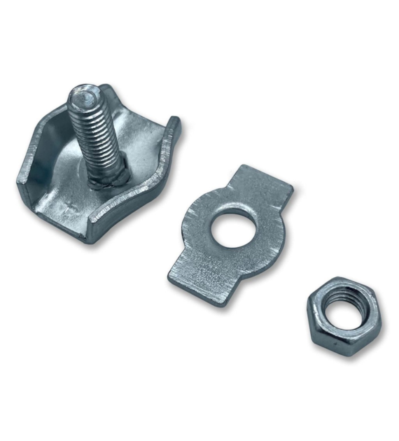 Zacisk linowy siodełkowy pojedynczy 3mm