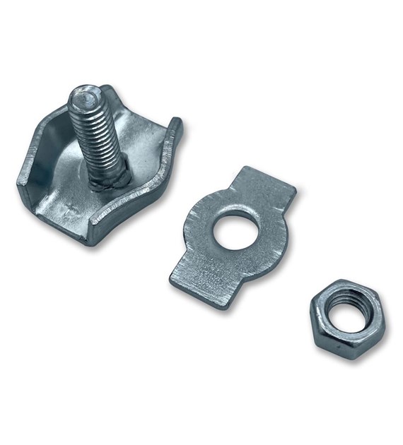 Zacisk linowy siodełkowy pojedynczy 6mm