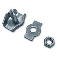 Zacisk linowy siodełkowy pojedynczy 8mm