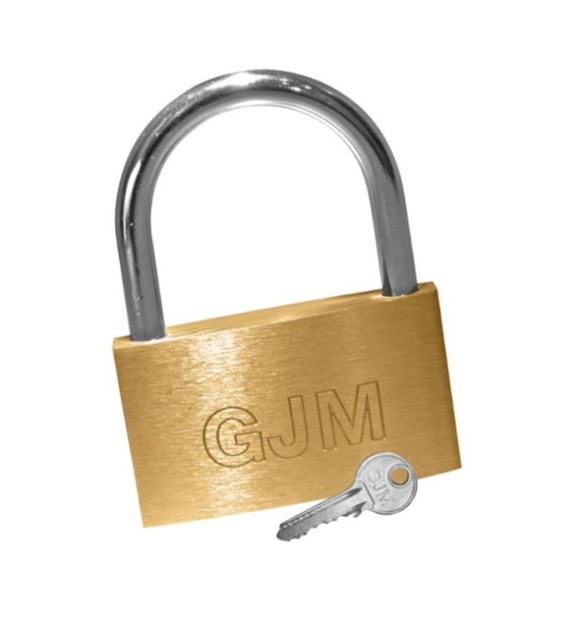 Kłódka GJM mosiężna 35 mm ME35