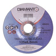 Tarcza metal szlif 125x6,0mm DIAMANTO STANDARD