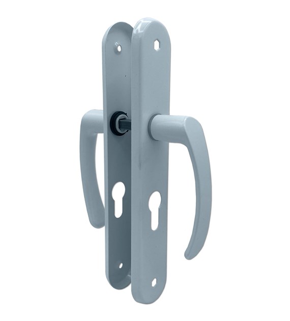 Klamka drzwiowa SEGER długi szyld 90 wkład BIAŁA