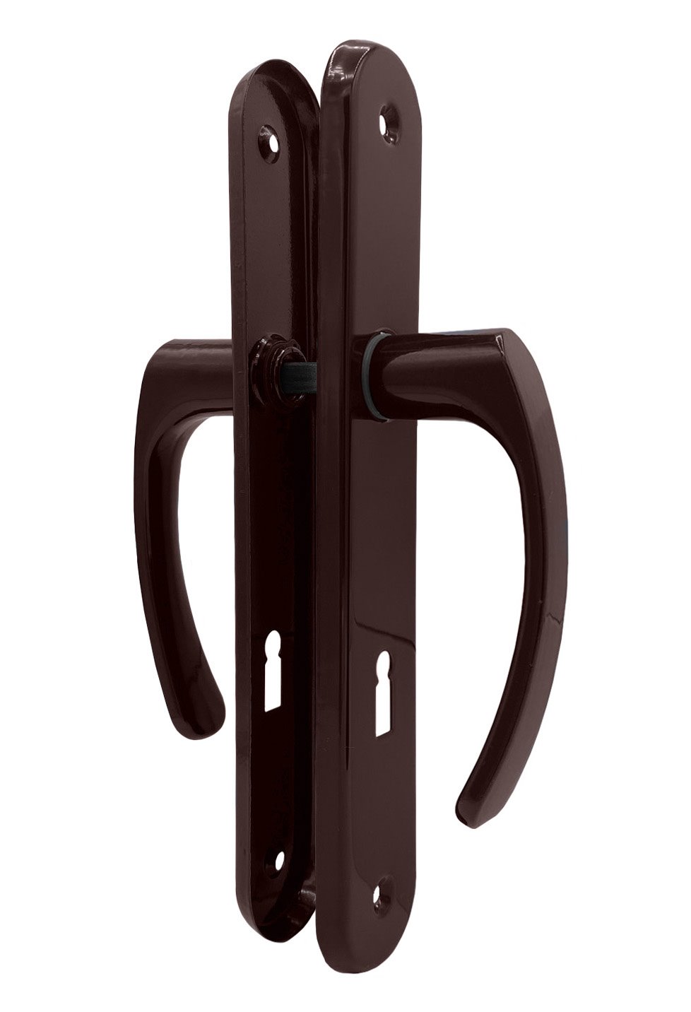 Klamka drzwiowa seger.długi szyld  60KL. BRĄZ