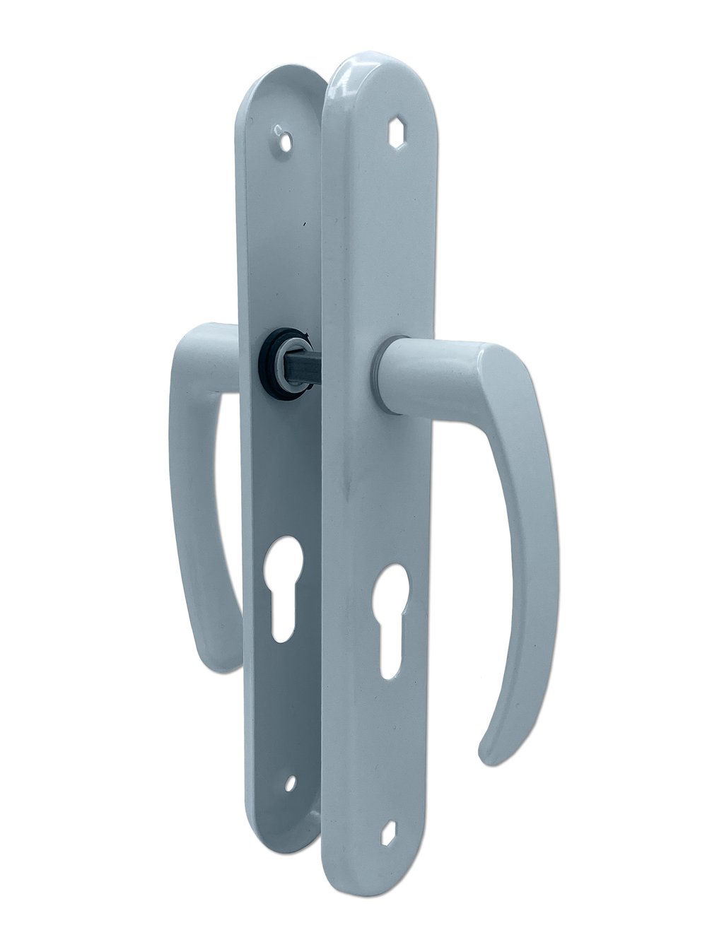 Klamka drzwiowa seger.długi szyld  60WKŁ.BIAŁY