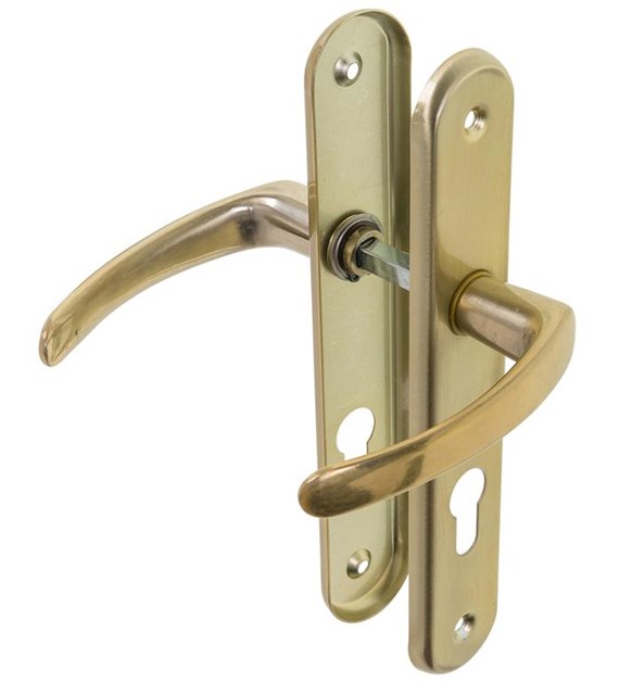 Klamka drzwiowa 'F-4' długi szyld 90 wkład 'G'