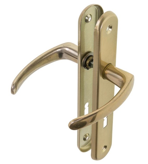 Klamka drzwiowa 'F-4' długi szyld 72 klucz 'G'