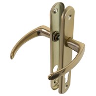 Klamka drzwiowa 'F-4' długi szyld 72 wkład 'G'