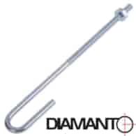 Naciągi do siatki ocynkowane 6 ''U'' oczko otwarte DIAMANTO