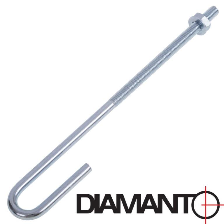 Naciągi do siatki ocynkowane 8 ''U'' oczko otwarte DIAMANTO