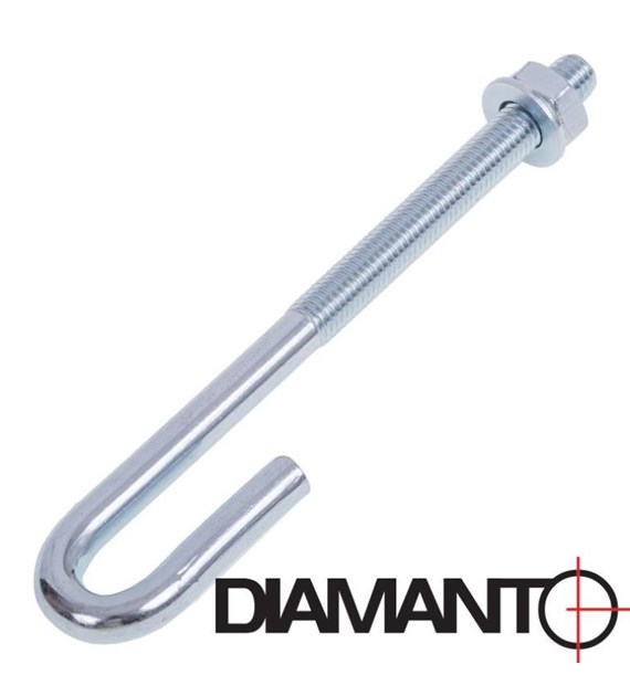 Naciągi do siatki ocynkowane 10 ''U'' oczko otwarte DIAMANTO