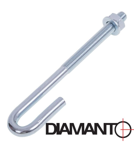 Naciągi do siatki ocynkowane 10 ''U'' oczko otwarte DIAMANTO