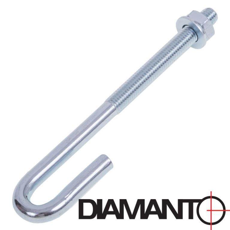 Naciągi do siatki ocynkowane 10 ''U'' oczko otwarte DIAMANTO