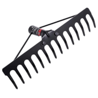 Grabie metalowe WZMOCNIONE 14-zębne n/opr DIAMANTO