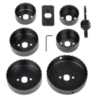 Zestaw wycinarek do otworów w drewnie 9szt 51-102mm DIAMANTO