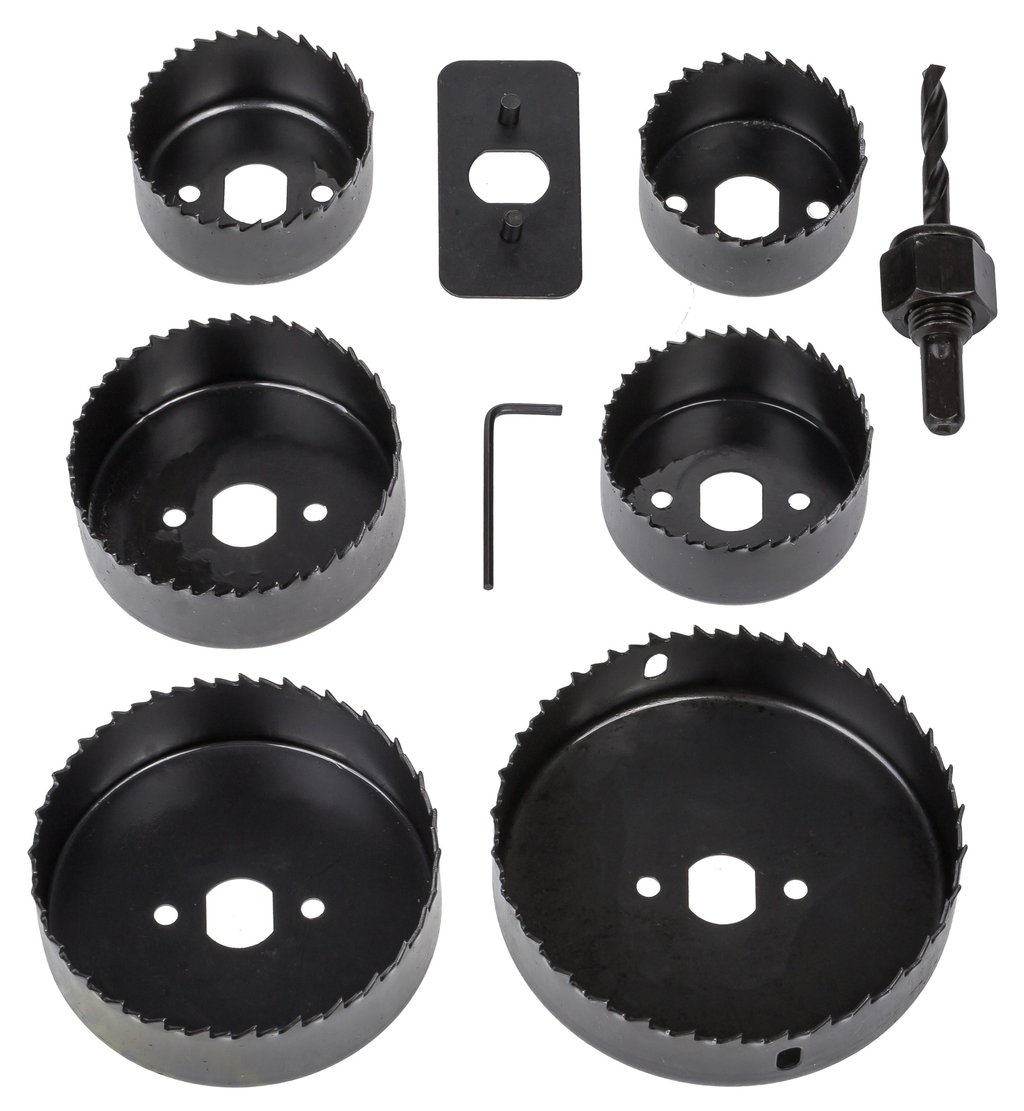 Zestaw wycinarek do otworów w drewnie 51-102mm 9szt DIAMANTO