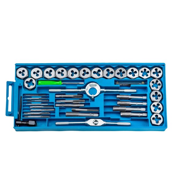 Zestaw gwintowników i narzynek M3 - M12 40 szt