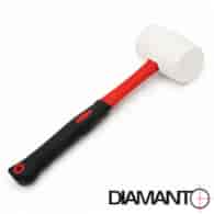 Młotek gumowy FG - biała guma 600g DIAMANTO (58x63x101mm)