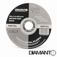 Tarcza metal płaska 125x1,0mm DIAMANTO STANDARD