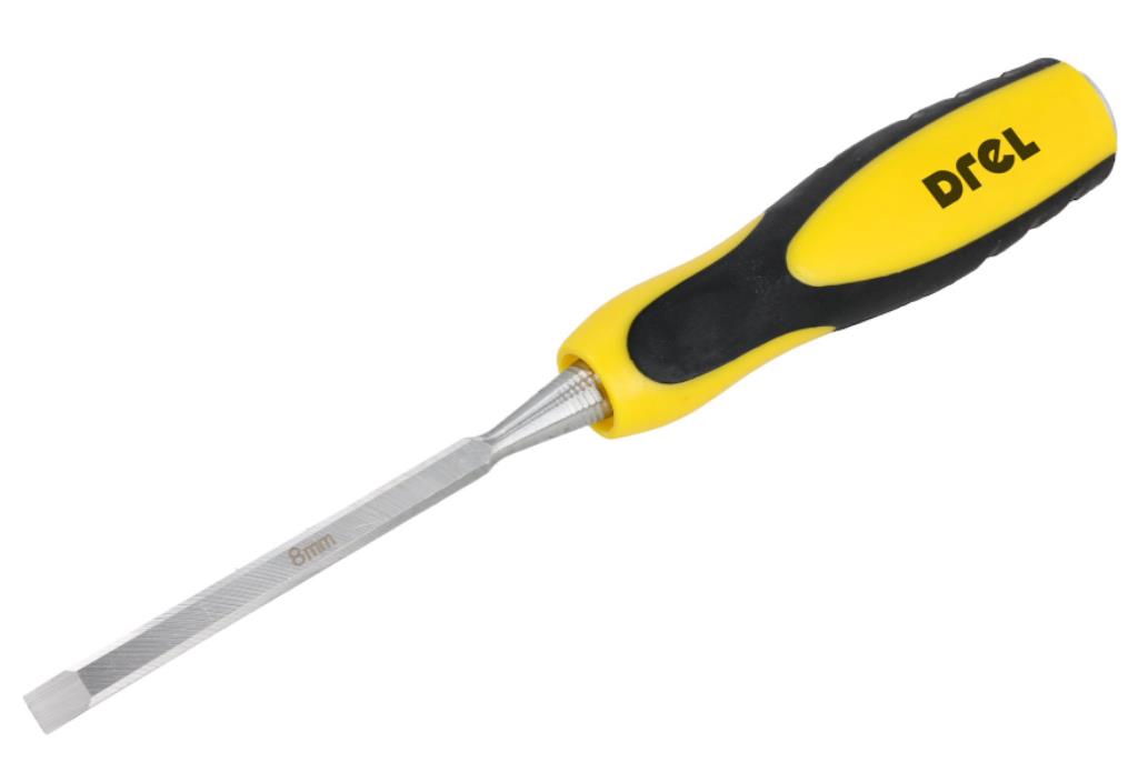 Dłuto do drewna 12 mm płaskie z plastikowym uchwytem