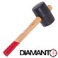 Młotek gumowy rączka drewniana 1000g DIAMANTO (73x79x123mm)