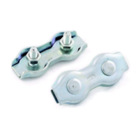 Zacisk linowy siodełkowy podwójny 4mm